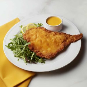 Cotoletta alla milanese allo zafferano
