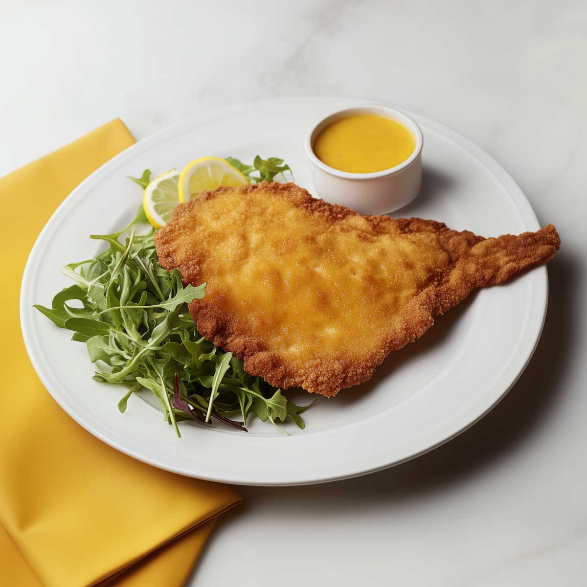 Cotoletta alla milanese allo zafferano