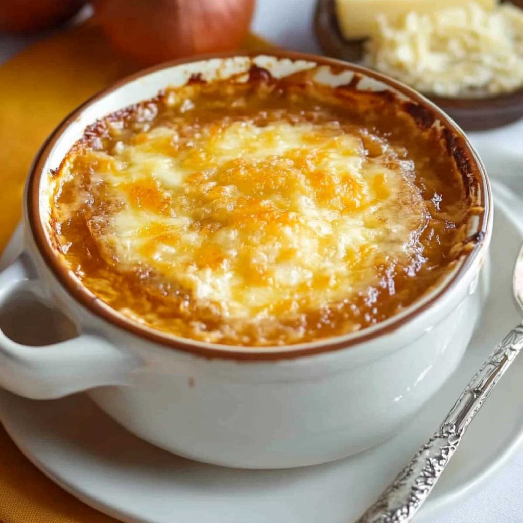 zuppa di cipolle casereccia