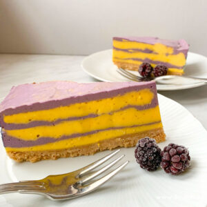 Cheesecake alle more e Zafferano