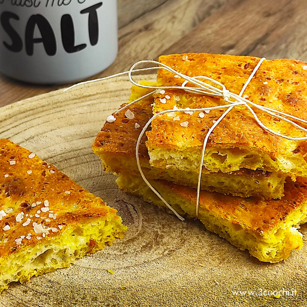 Focaccia pugliese allo Zafferano