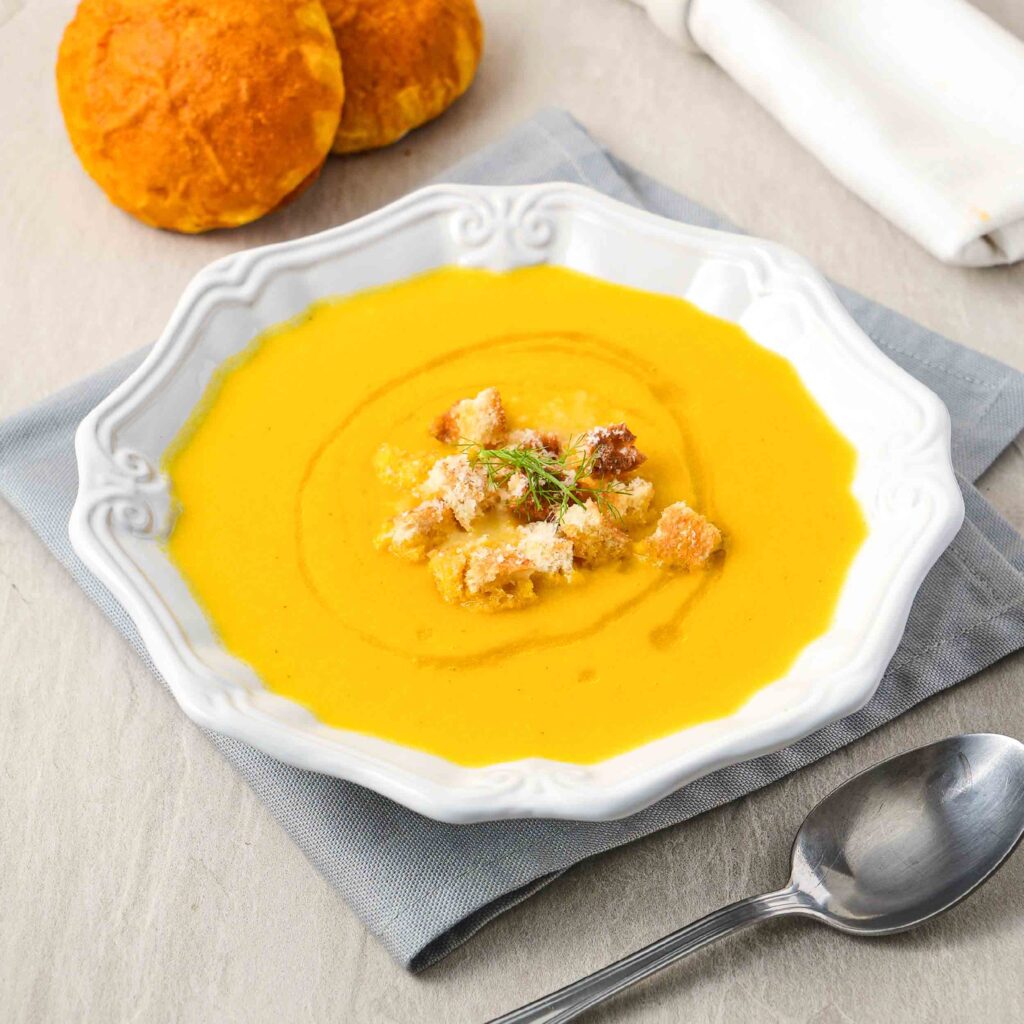 Vellutata finocchi allo zafferano