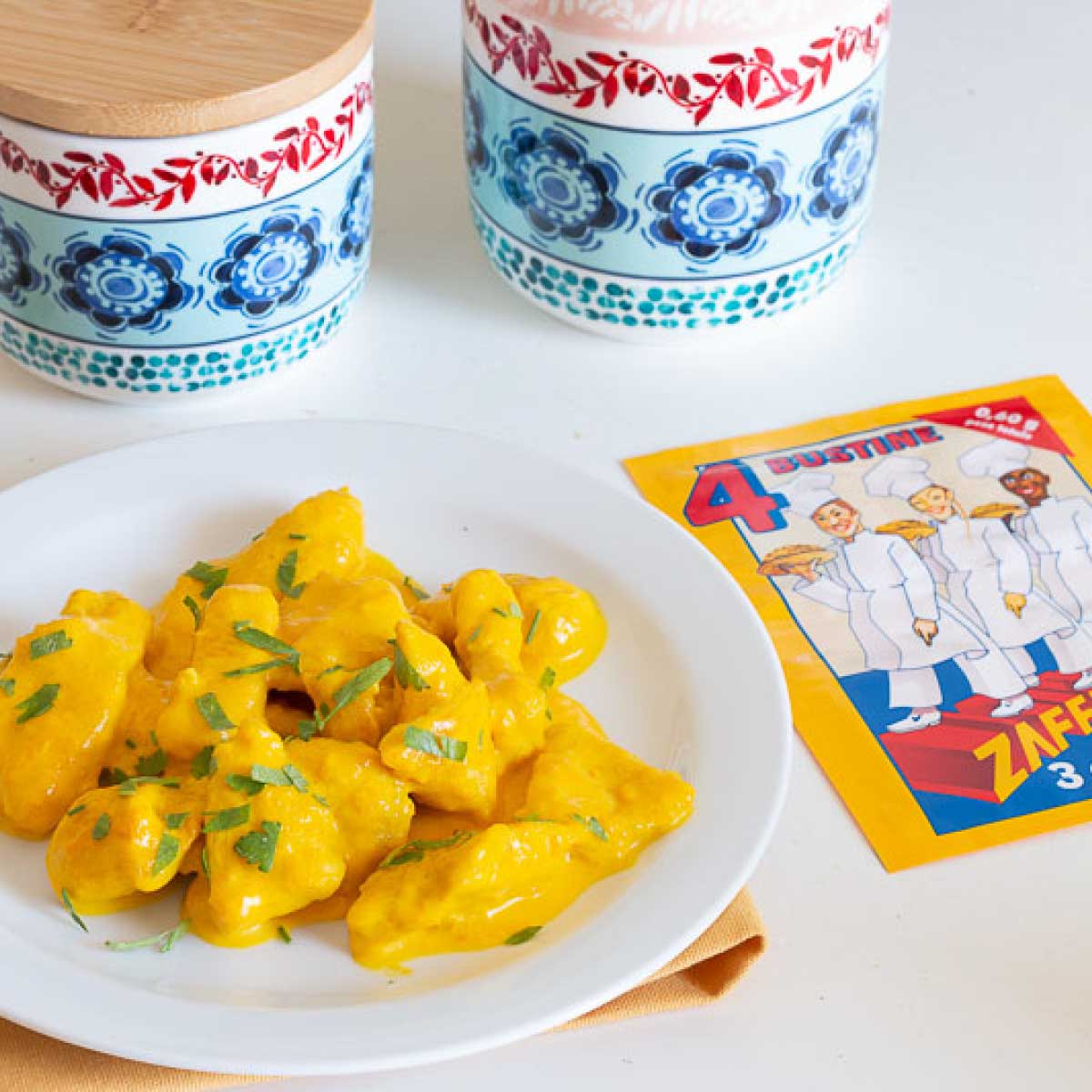 Pollo zafferano e limone