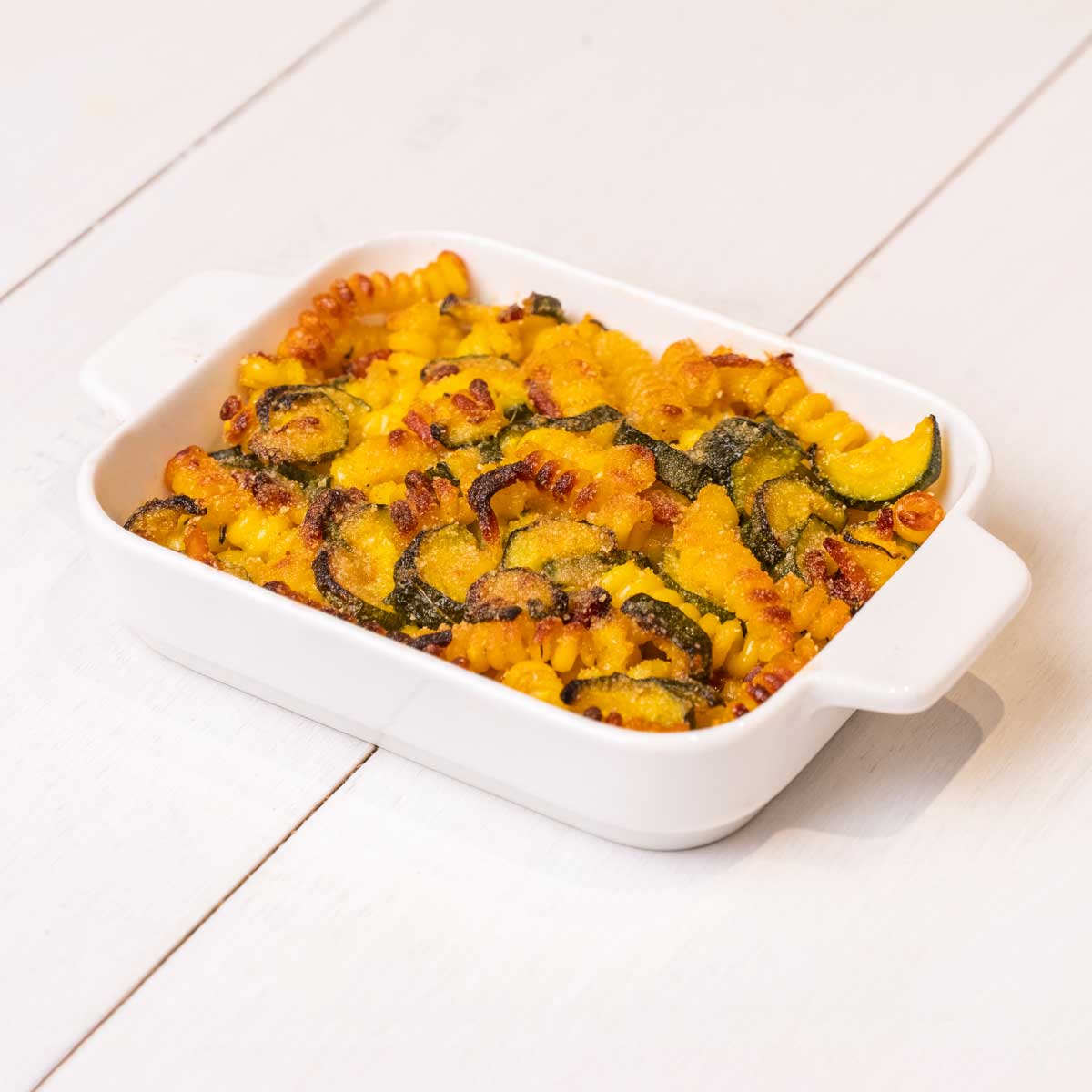 Fusilli filanti dorati al forno