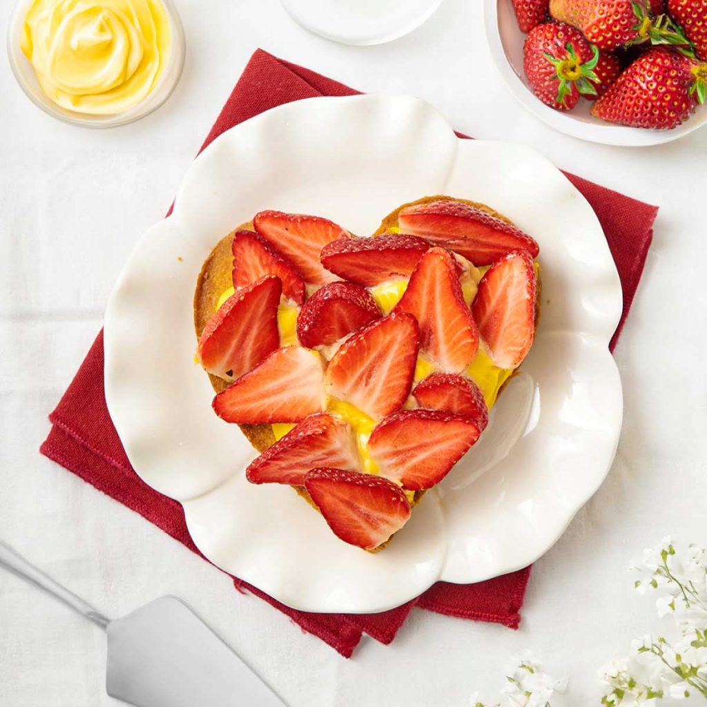 Crostata cuore di Zafferano 3 Cuochi