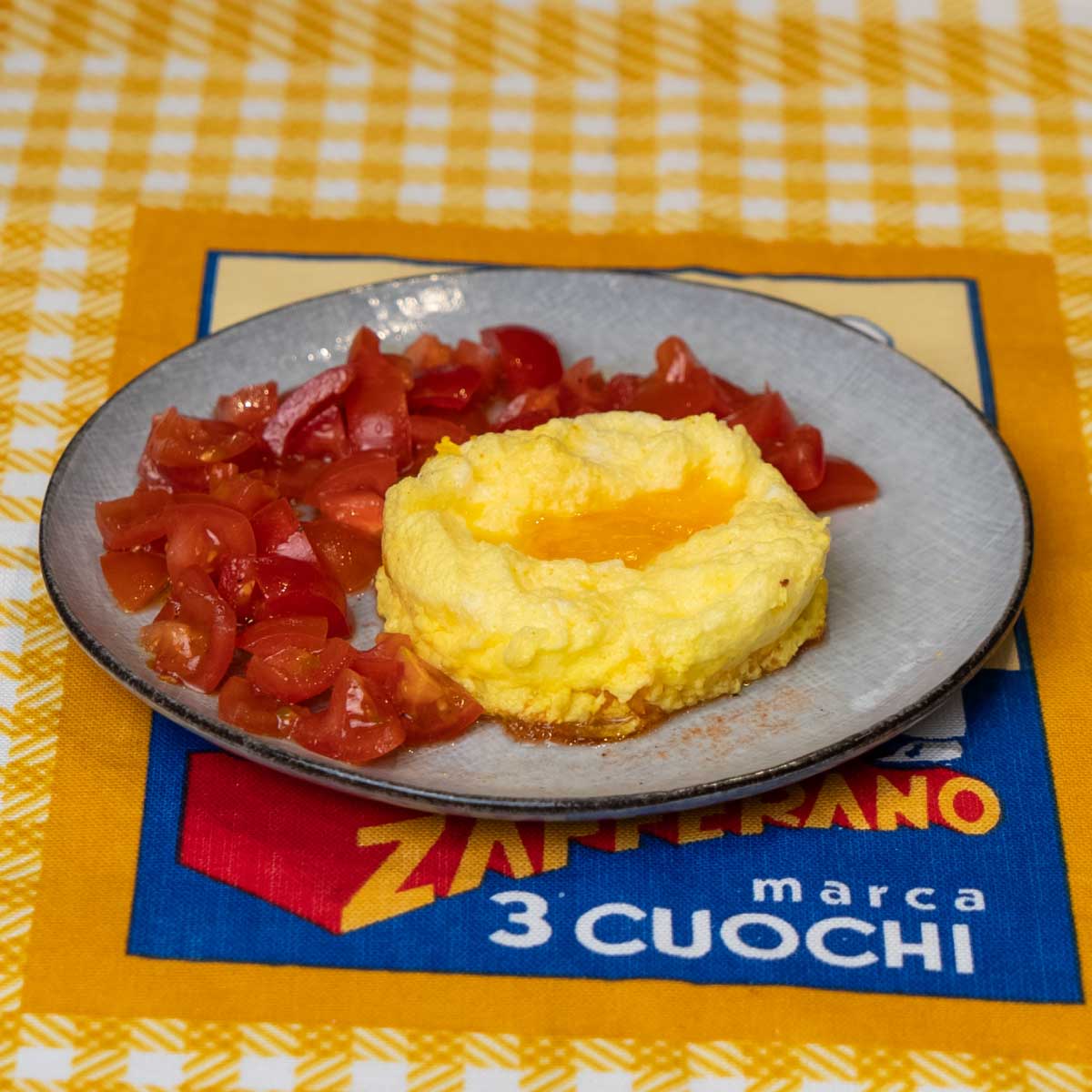 Nuvola d'uovo allo zafferano