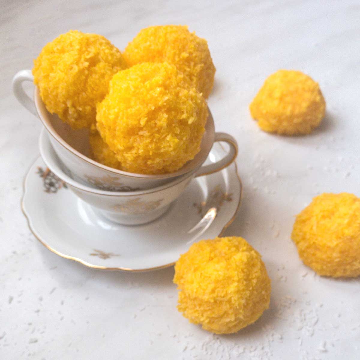 Biscotti cocco e zafferano